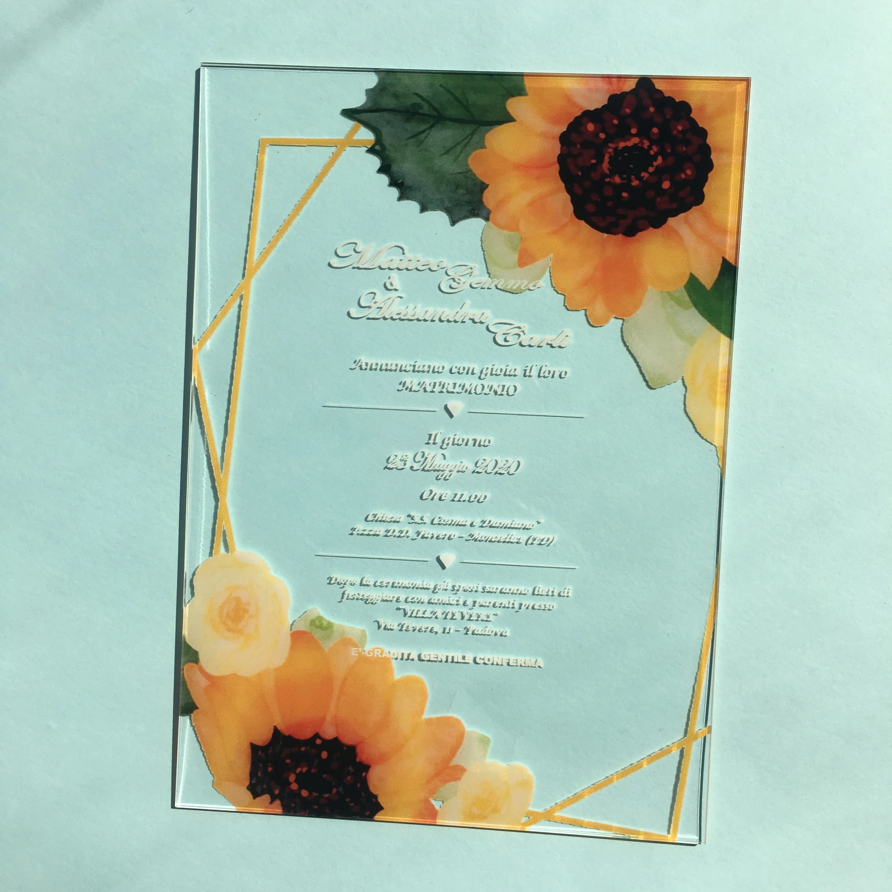 10 шт. новая модель приглашений лазерная резка печать подсолнуха арабские