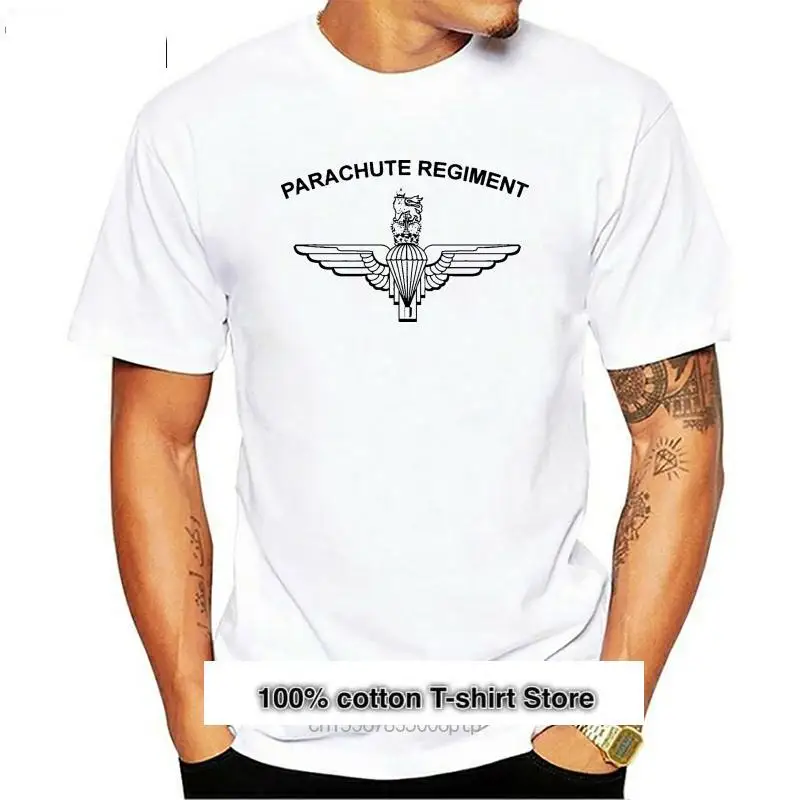 

Camiseta blanca del regimiento de paracaídas de las fuerzas especiales británicas del Reino Unido