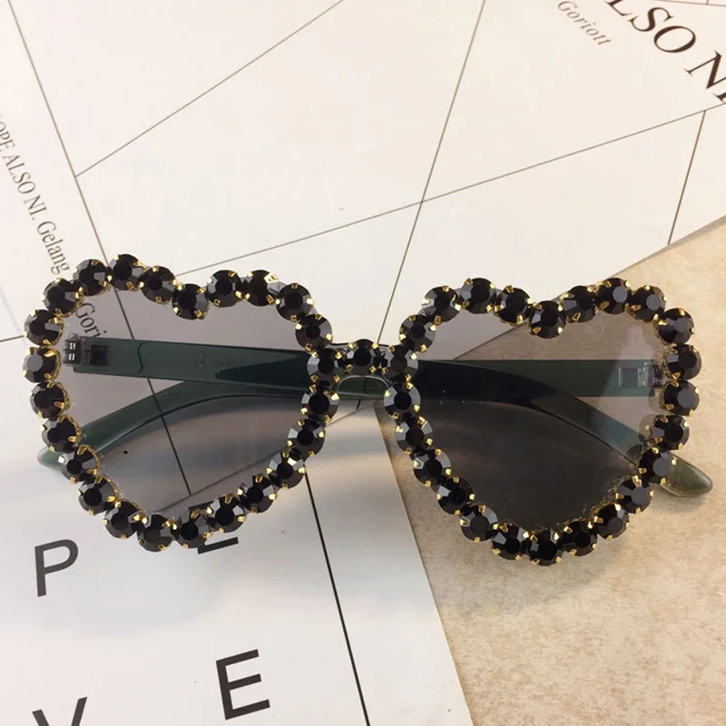 Super Cateyes, винтажные, вдохновленные, модные, с высоким заостренным носком, кошачий глаз, солнцезащитные очки, стразы, блестящие, Кристальные, солнцезащитные очки «кошачий глаз» - Цвет линз: 023