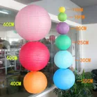 50 см (20 дюймов) декоративный Китайский бумажный фонарь для свадебной вечеринки, украшение для детского дня рождения, праздничные принадлежности для детского душа, бумажный шар