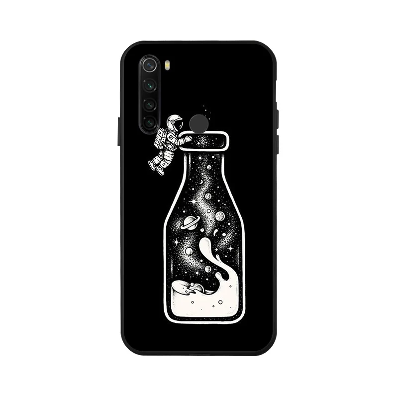 x039 Чехол для Redmi Note 8 T, 3D, сделай сам, Окрашенный черный, силиконовый, мягкий, ТПУ, матовый чехол для телефона, для Xiaomi Redmi Note 8 Pro 8 T, задняя крышка, чехол - Цвет: x039