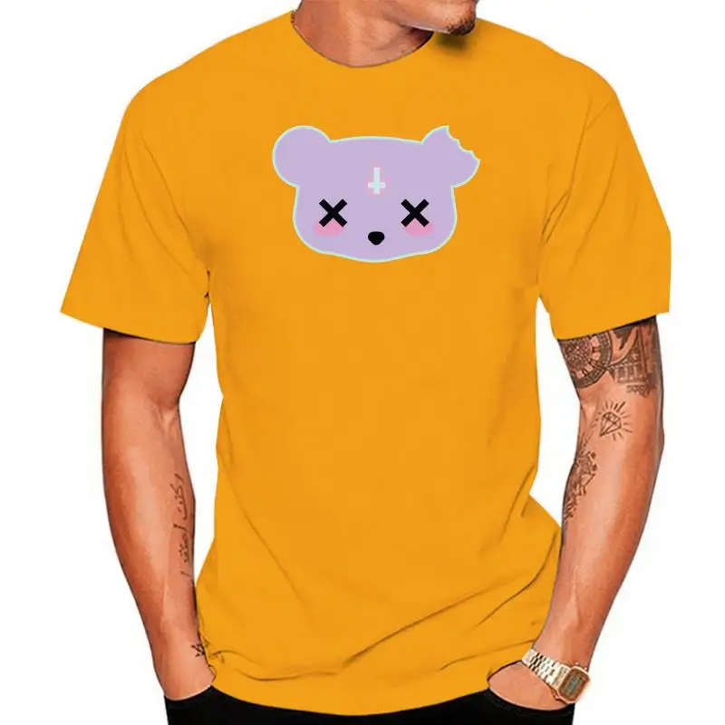 

Pastel Goth Clothing Kawaii Anime Bear T Shirt Men T Shirt Men Clothing Plus Size