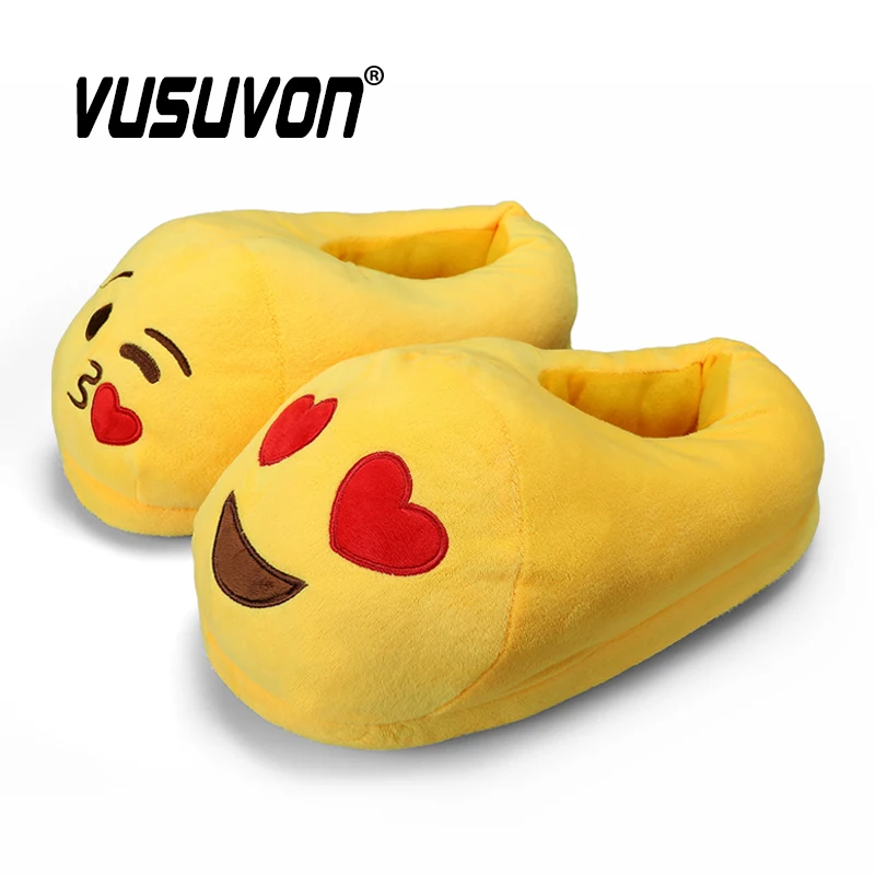 Women Winter Warm Plush Slippers Soft Indoor Floor Slippers Non-slip Home Shoes Christmas Funny Halloween Gift