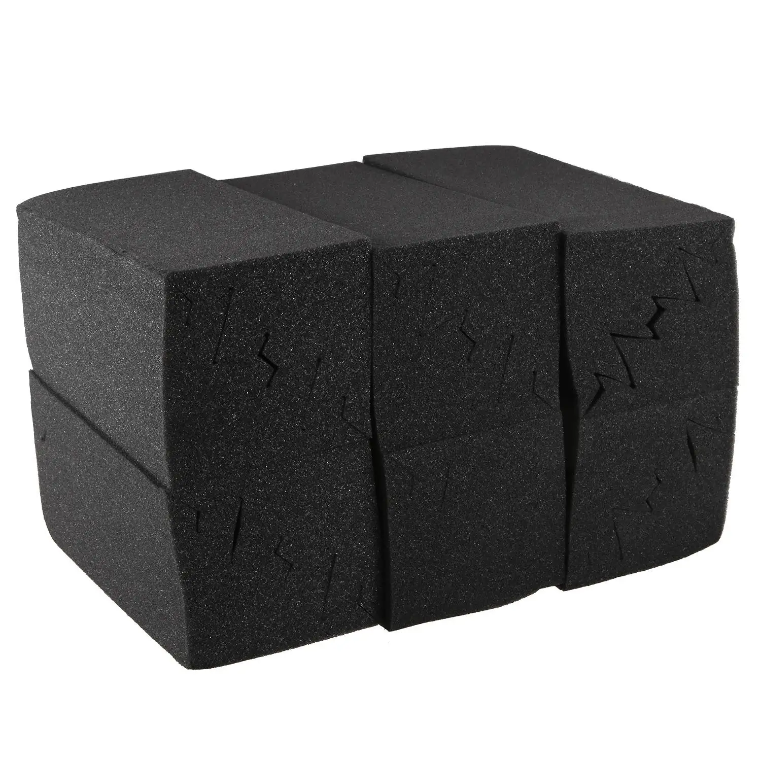 

12 Pcs Black Bass Sponge For Corner Wall, Sound Absorbing Studio Sponge