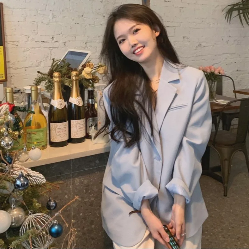 Костюмный пиджак для Для женщин 2021 Новинка весны жареные улица свободные брюки