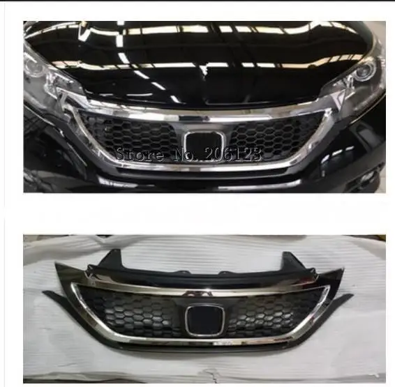 Передняя решетка радиатора для Honda CRV CR V 2012 2013 2014|Гоночные решетки| |