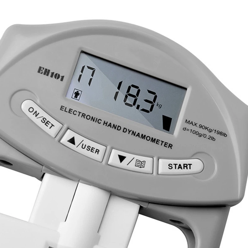 Регулируемый цифровой Ручной динамометр с ручкой измеритель силы