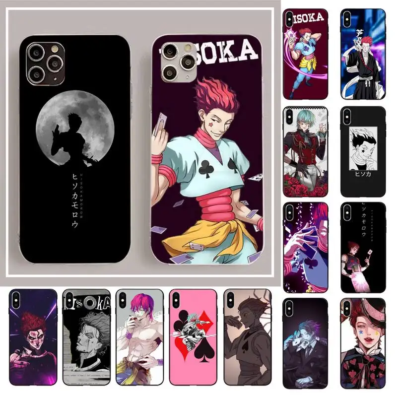 YNDFCNB Hisoka Hunter x чехол для телефона iPhone 11 12 pro XS MAX 8 7 6 6S Plus X 5S SE 2020 XR чехол|Бамперы| |