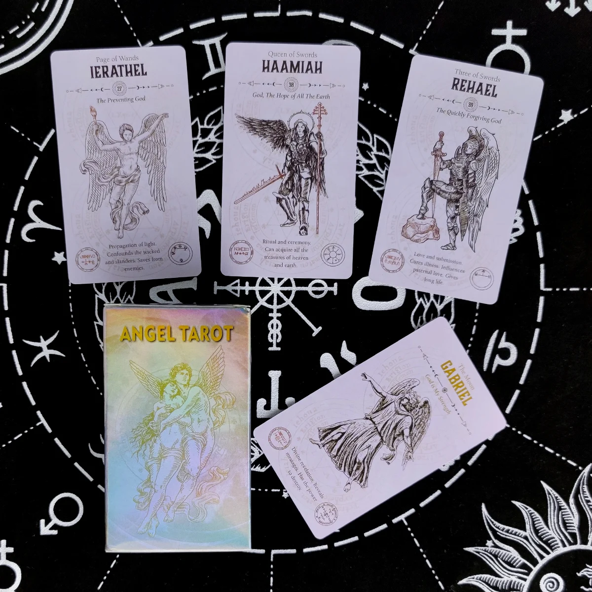 

Новые карты ангела Таро пророчество гадания колода английская версия развлечение настольная игра 78 листов/коробка