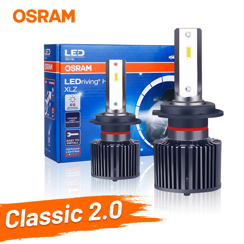 Классическая Светодиодная лампа Osram 2 0 H7 6000K 360 луч H1 H4 Дальний и ближний свет H8 H16 H11