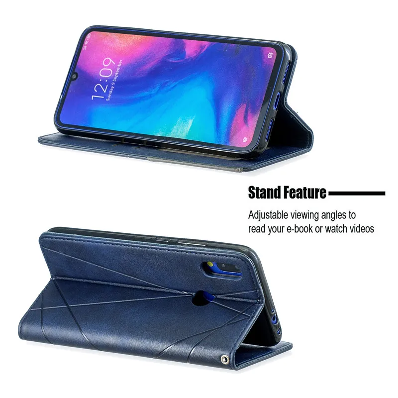 Xiaomi Redmi Note 7 Pro Чехол Магнитный кожаный тонкий чехол для Xiomi Redmi 7 7A Note7 7Pro Redmi7 флип-Стенд бизнес-чехол для телефона