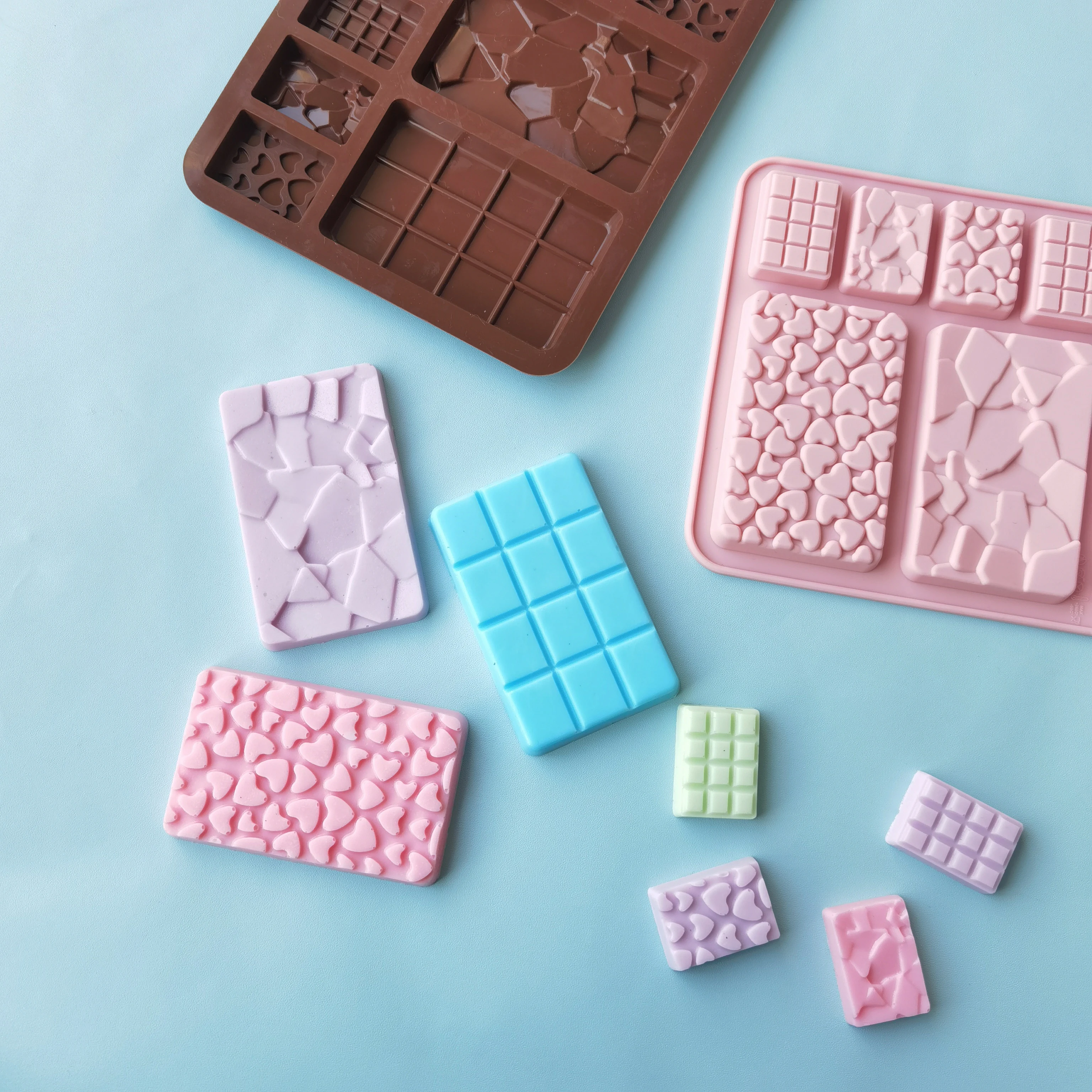 Новая силиконовая форма для шоколада кирпичи инструменты выпечки антипригарная