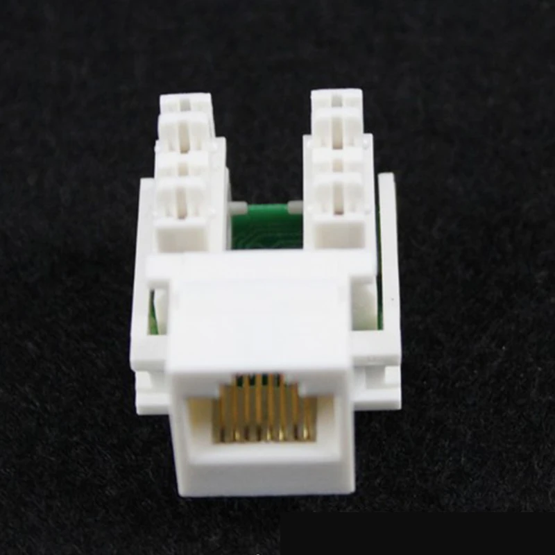 10 шт. Cat5E 8P8C RJ45 LAN сеть Ethernet пробойник Keystone гнездо Jack для 568A 568B(258A) Схемы проводки