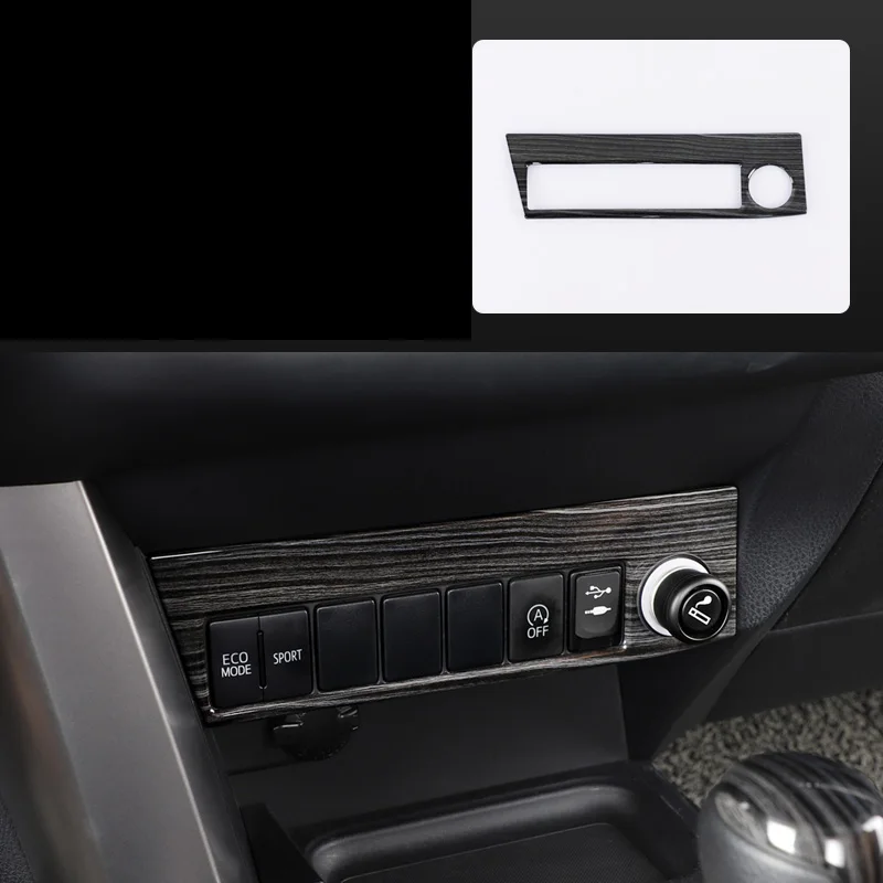 Lsrtw2017 АБС-пластик автомобильный диск эко-режим прикуриватель для toyota rav4 2013 2014 2015