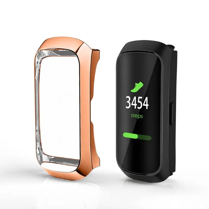 360 градусов ТПУ защитный чехол для samsung Galaxy Fit SM-R370 Смарт Браслет часы Покрытие оболочки аксессуары