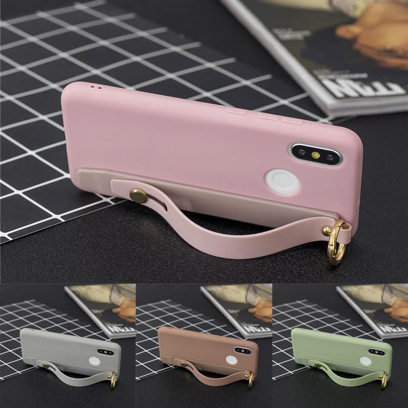 Ремешок на запястье повязка руку Мягкий силиконовый чехол из ТПУ Funda для Xiaomi mi 8 Lite