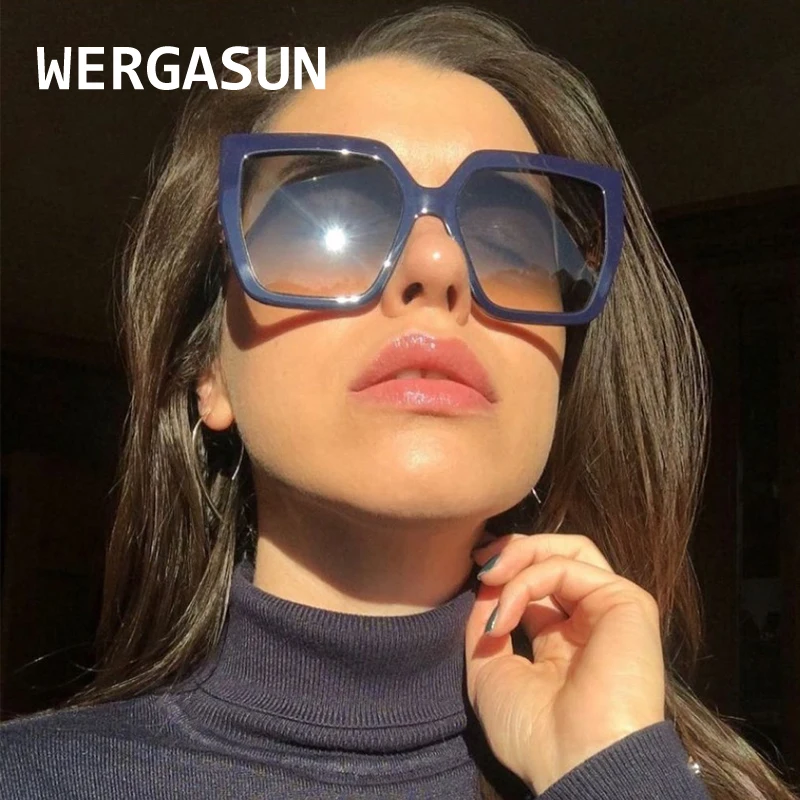 Женские солнцезащитные очки WERGASUN роскошные брендовые дизайнерские с