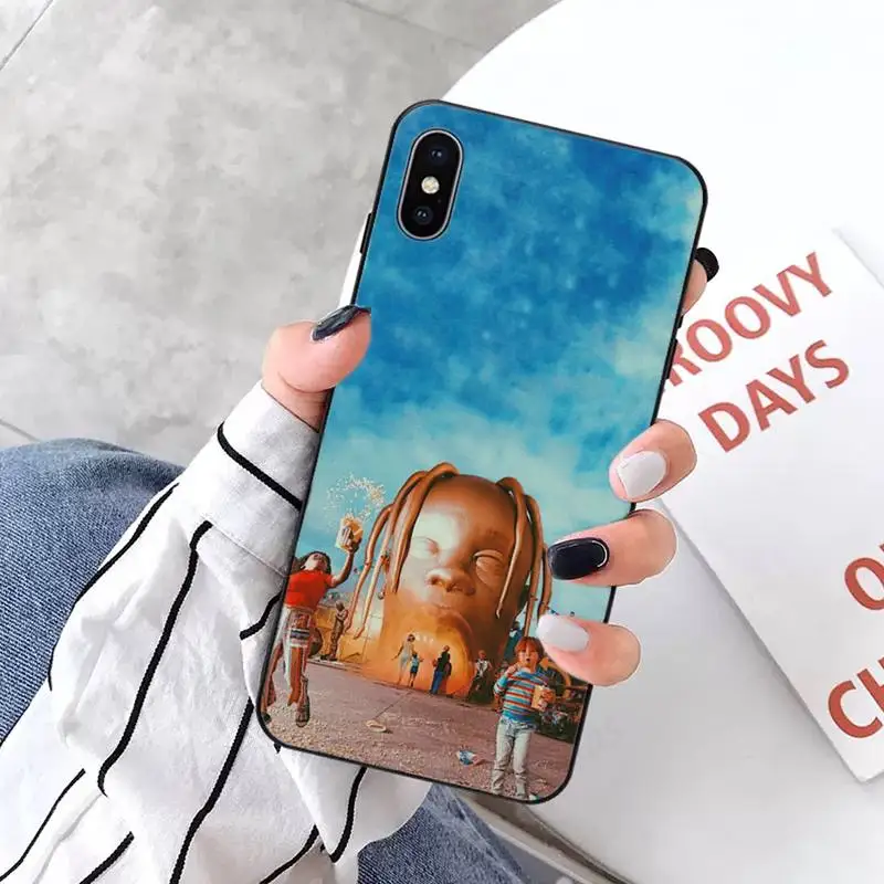 

Q21 Lil Uzi Travis Scott and Kanye Phone Case for iPhone 11 12 pro XS MAX 8 7 6 6S Plus X 5S SE 2020 XR mini