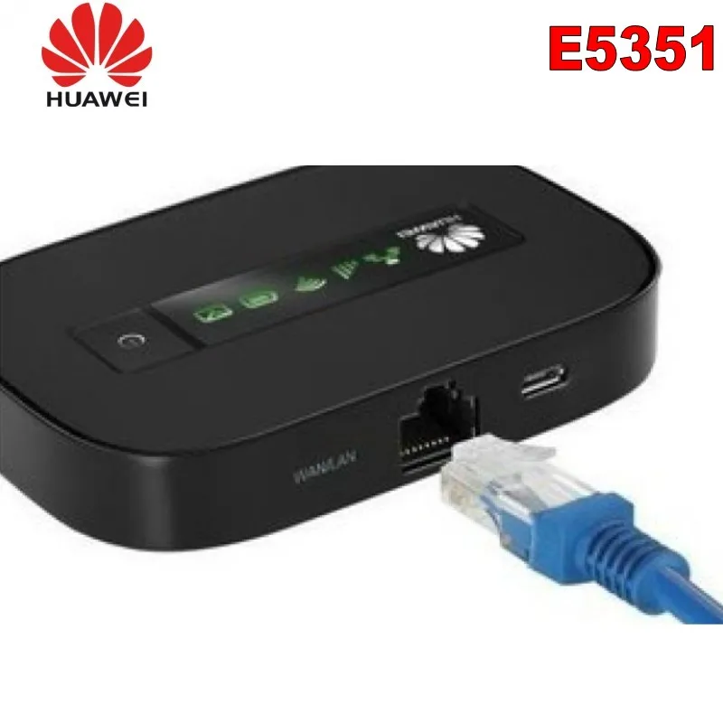 Разблокированный Huawei E5351 оригинальный лучший 3G портативный wi fi роутер со слотом