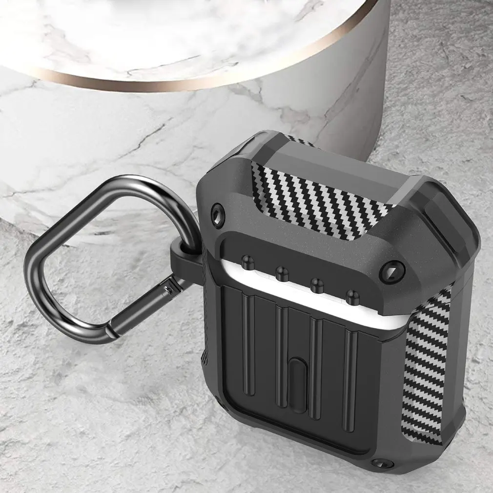 

Suitcase Earphone Case For AirPods 1/2 Pro Cases Soft Shell Keychain Protective Cover for AirPod 2 3 Air Pods Shockproof Case