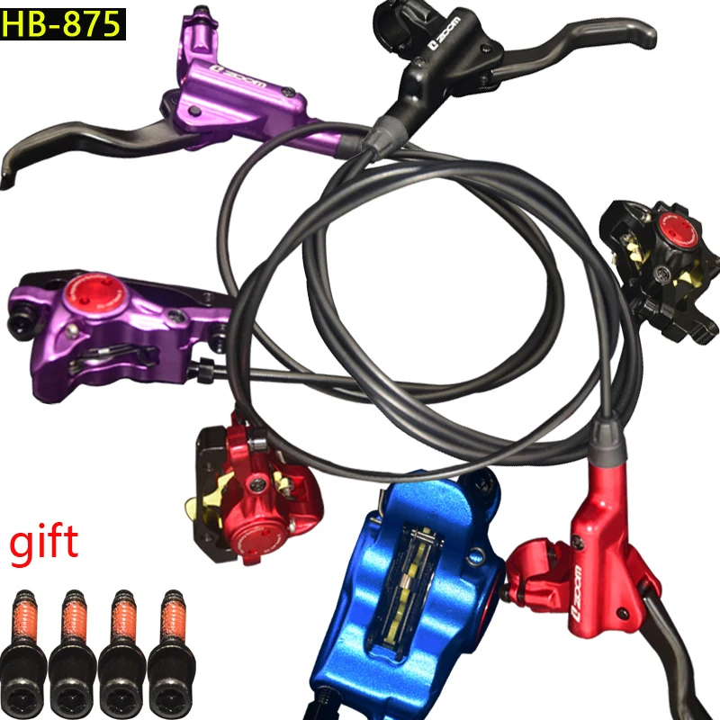 Гидравлический дисковый тормоз ZOOM для горного велосипеда обновленная модель |