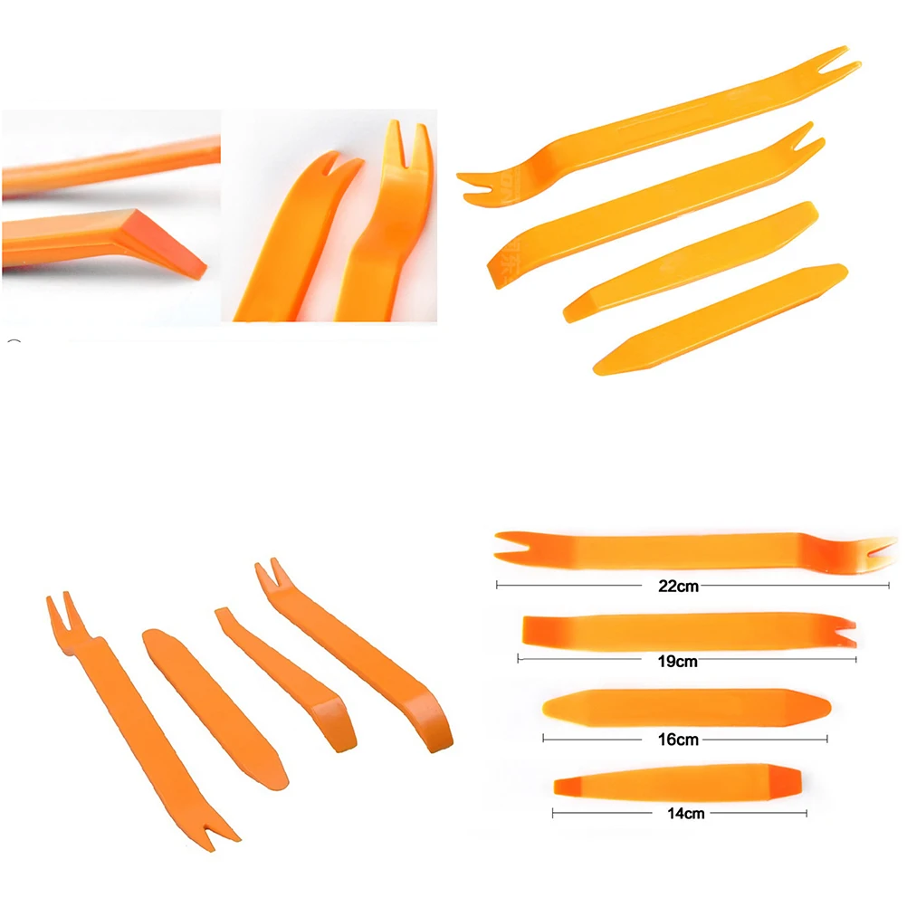 4Pcs Plastic Car Video Audio Radio Dismantle Tools Kit Remove Hand Tool Set | Инструменты