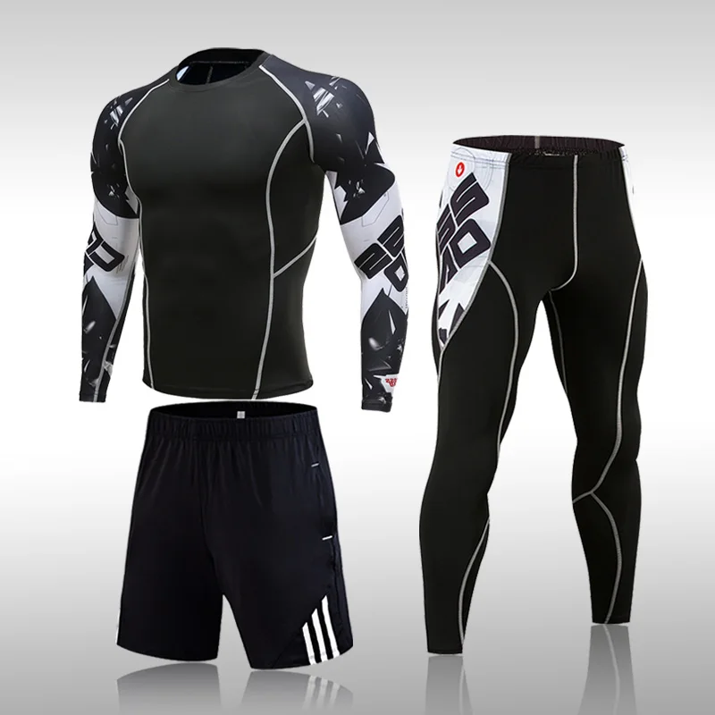 Мужское термобелье велосипедный базовый слой для тренировок зимние спортивные