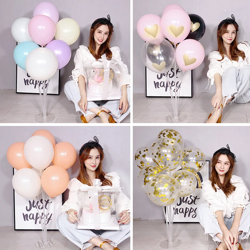 7 шт. День Рождения вечерние свадебные украшения воздушный шар для колонны набор