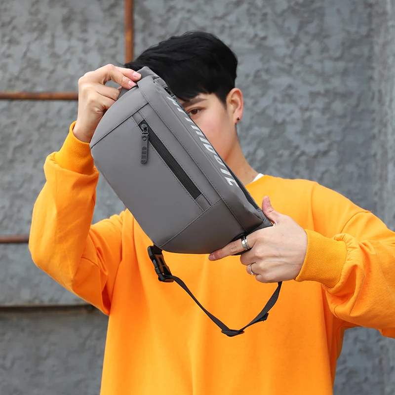 

Waist Bag For Men Crossbody Mini Men's Banana Nylon For Belt Shoulder Fabric Messenger Fanny Champion Bag Sport Pack Casual Gym