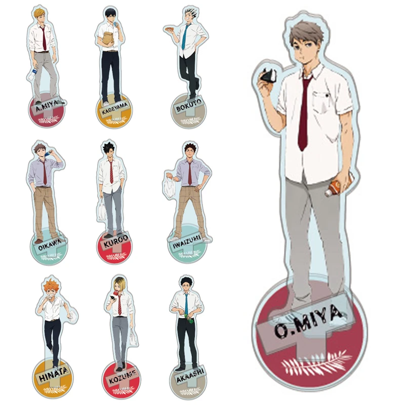 

Fashion Anime Haikyuu!! Figure Acrylic Stand Hinata Kozume Characters Models Plate Anime Fans Gifts Collection Desk Decoration