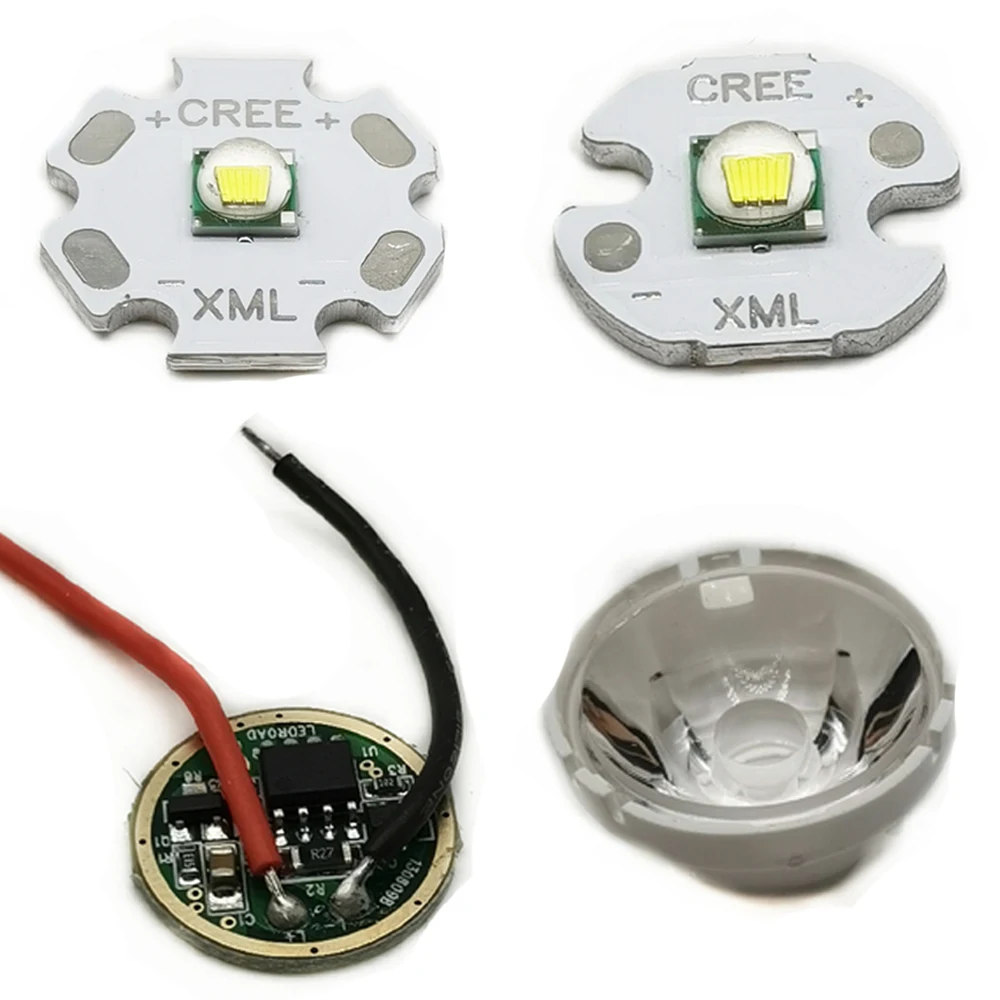 Cree XM L LED T6 светильник с 20 мм звездной печатной платой + 3 7 в 5 режимов Светодиодный
