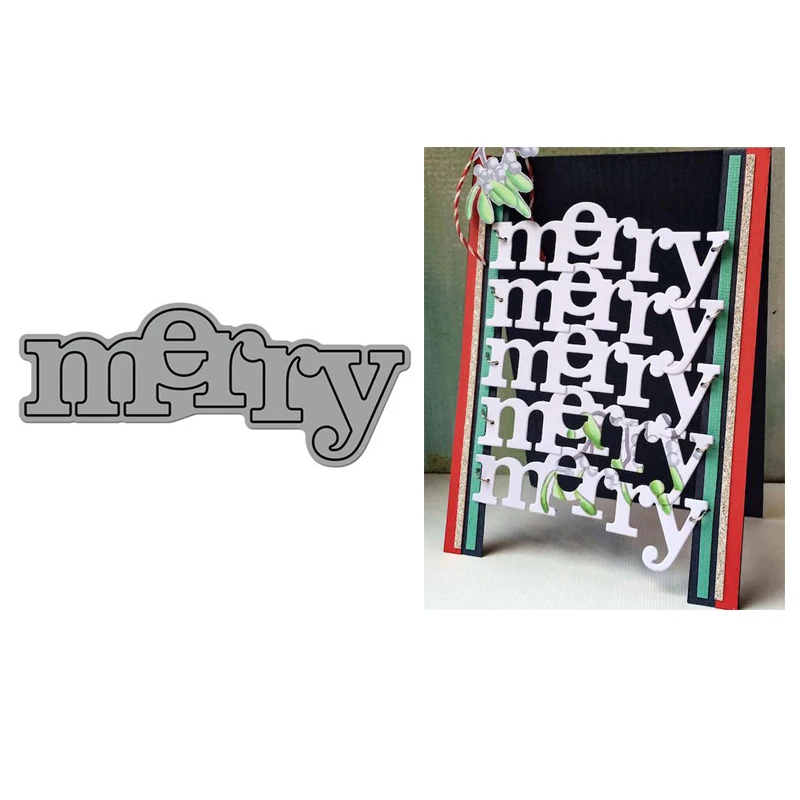 Новый металлический трафарет с надписью Big Word для скрапбукинга фотоальбома | Дом