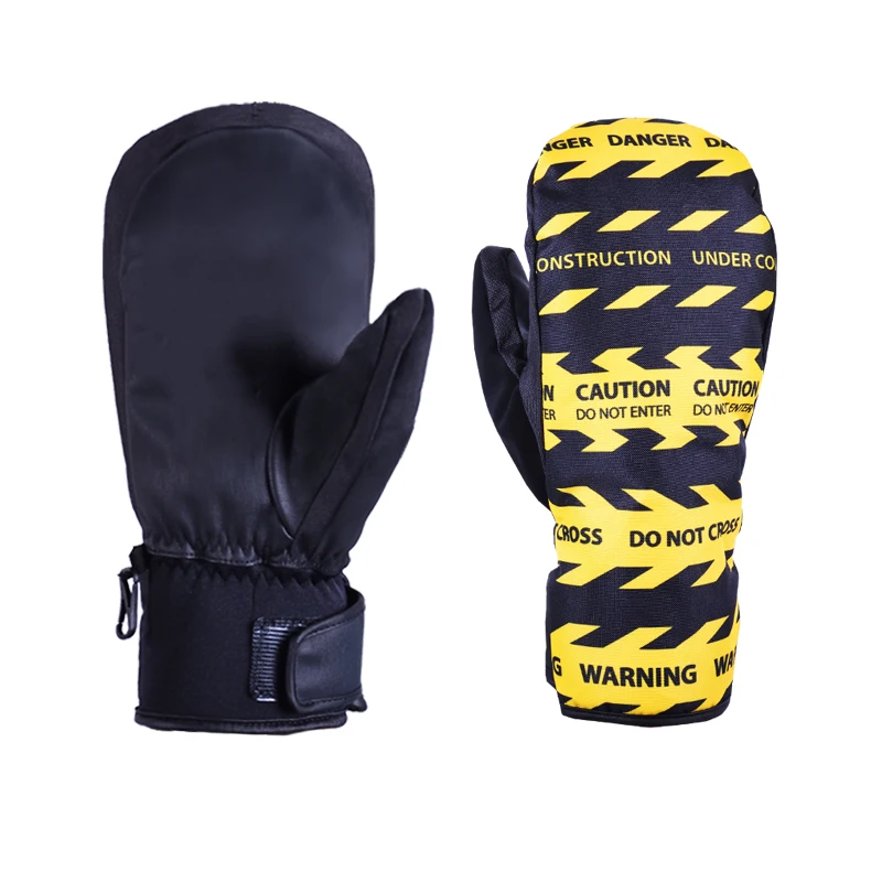 

JACKCOME Five Finger Design Warm and Comfortable Waterproof Windproof Skiing Snowboard Snowmobile Gloves