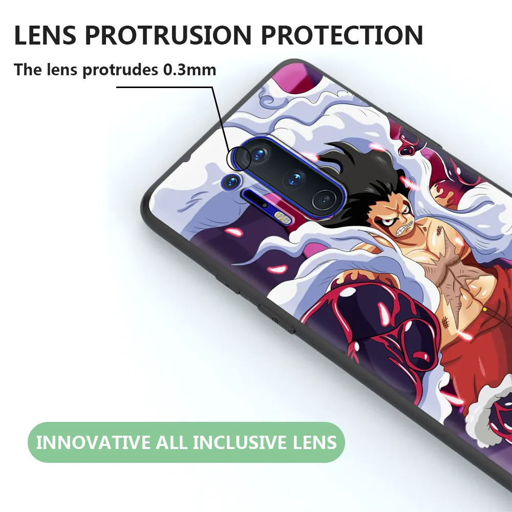 one piece anime case for oneplus 8t 8 nord 5g 7 9 pro z n10 9r n100 7t black soft 6t 6 shockproof phone cover funda free global shipping