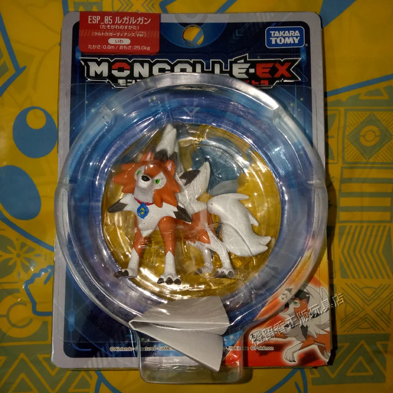 Экшн-фигурка Pokemon ESP Lycanroc Garchomp Dragonite Ninetales Naganadel Tapu GHI Bulu Lele Koko Ditto Pikachu Eevee |