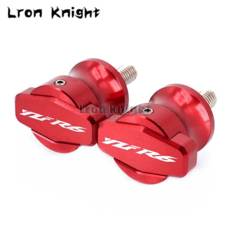 Для YAMAHA YZF R1 YZFR1 R6 YZFR6 R1M R6S Мотоцикл с ЧПУ рама подставки M6 винты ползунки маятник