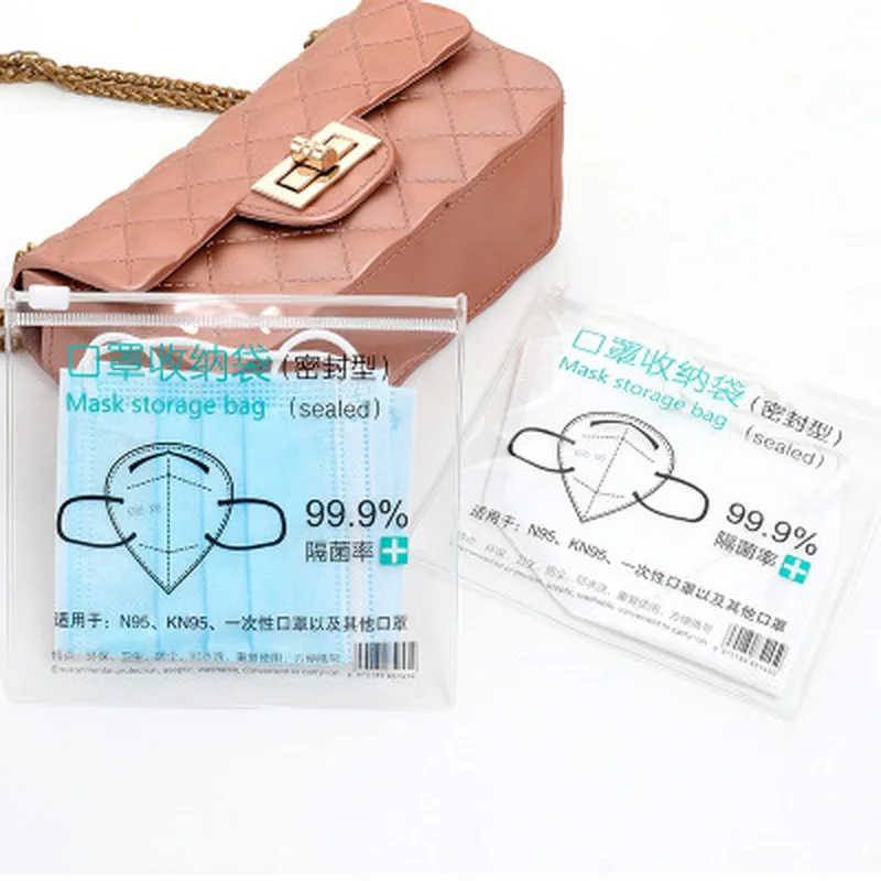 Пластиковый переносной пыленепроницаемый контейнер для хранения маски 1/5 шт.