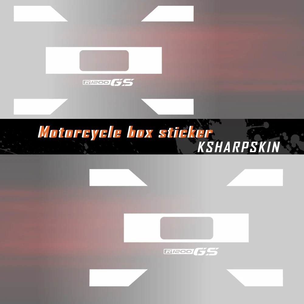Универсальные багажные наклейки для мотоциклов алюминиевая декоративная
