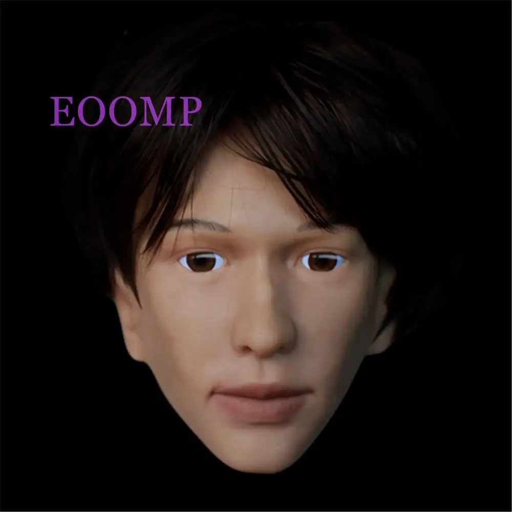Masquerade Mask Realistic Male Masks Silicone face Party |