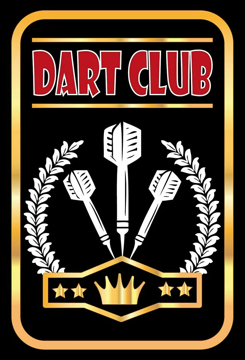 

Billiards darts logo, metal tin signs, retro posters, art creative door decoration, suitable for bars, cafes, families 12x8 inch