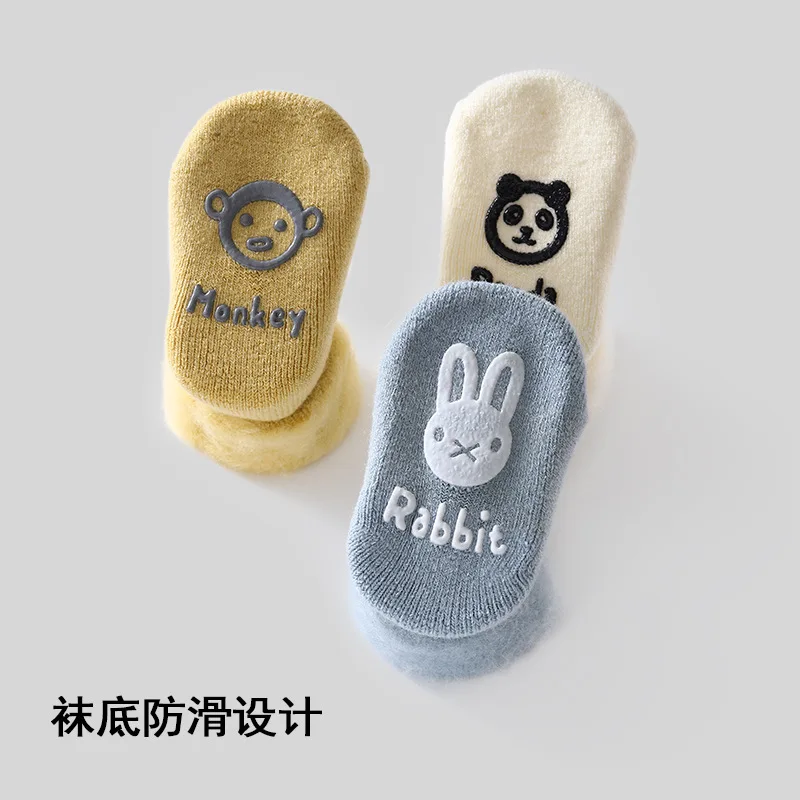 

Superior Quality Winter Warm Baby Girls Boy Sock Newborn Socks Antiskid Floor Socks Terry Thick Cotton Wool Ankle Leg Warm Socks