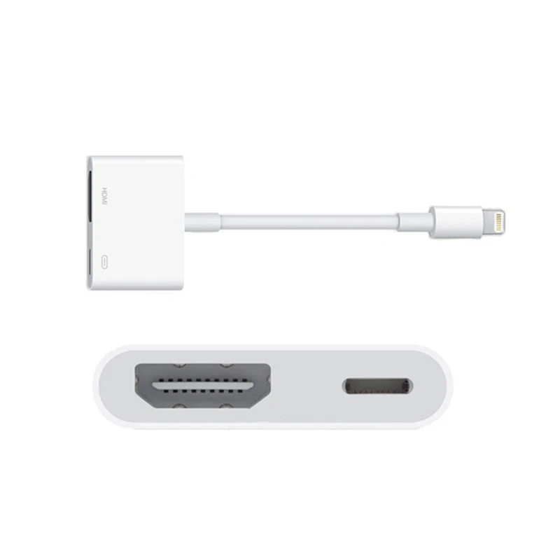 

L8M For Lightning Digital AV cable Support 1080P Full-HD HDMI Mirroring Cable For apple IOS Smart Phone HDMI USB Wired TV stick