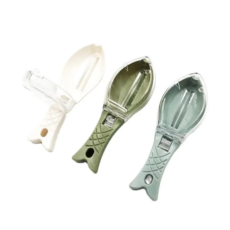 

Fish Skin Brush Fish Scaling Scraper Fast Remove Fish Scaler Planer Tool Fishing Knife Cleaning Tools Kitchen Cooking Accessorie