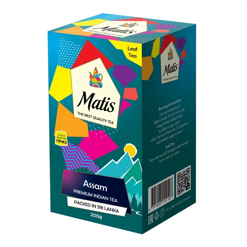 Чай Matis &quotАссам&quot черный листовой 200 гр|Черный чай| |
