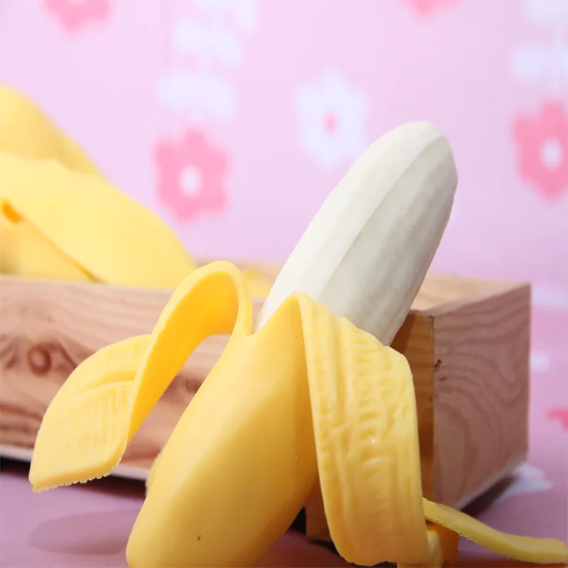 

Creative Simulation Peeling Banana Vent Toy Pinch Ball Decompression Vent Pinch Music Stress Toy Stress Toys Squishy Kawaii