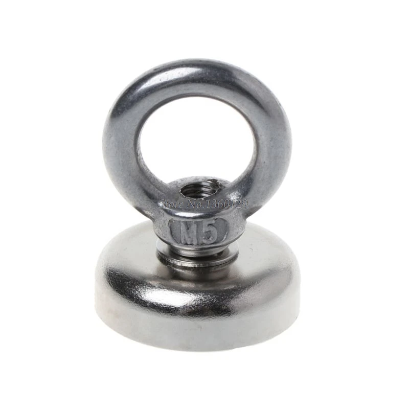 Неодимовый магнит 25 мм мощный поисковый металлоискатель спасательный охотничий