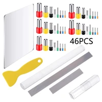 pottery tools 46 stainless steel scraper sliver scepter mud plate clay mold rod ceramic clay rock painting kit