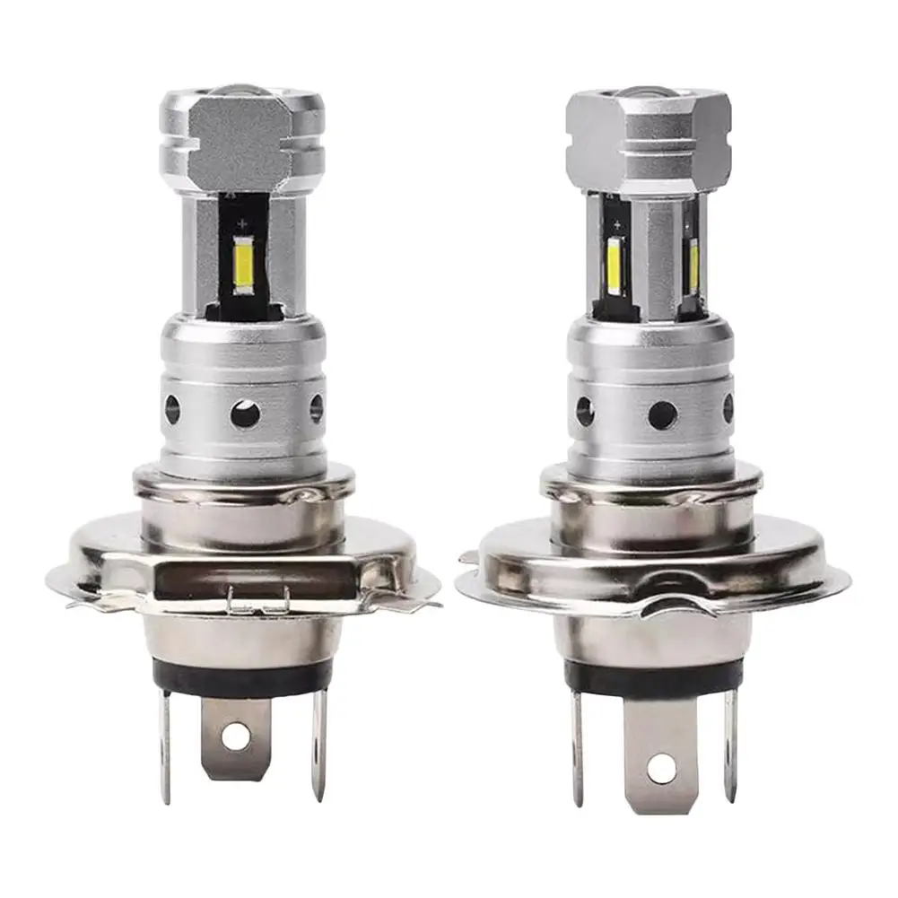 

H4 Led Headlight Bulb Hi/Lo Beam Led Motorcycle Headlight 80W 4000 Lumens White Light CSP Chips 12-24V Led Head Lamp For Motor