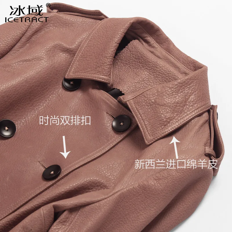 Женская Шуба Весна 100% натуральная кожа куртка женская одежда 2020 Корейская