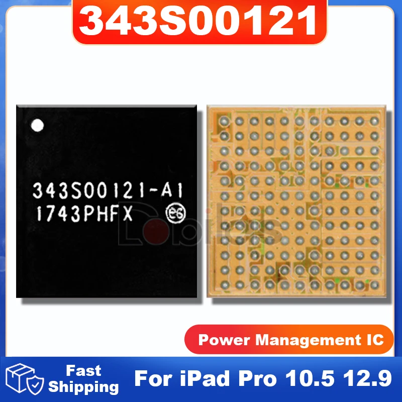 

1Pcs/Lot 343S00121 343S00121 -A1 For iPad Pro 10.5 12.9 Power IC BGA Power Management Supply Chip PM Integrated Circuits Chipset